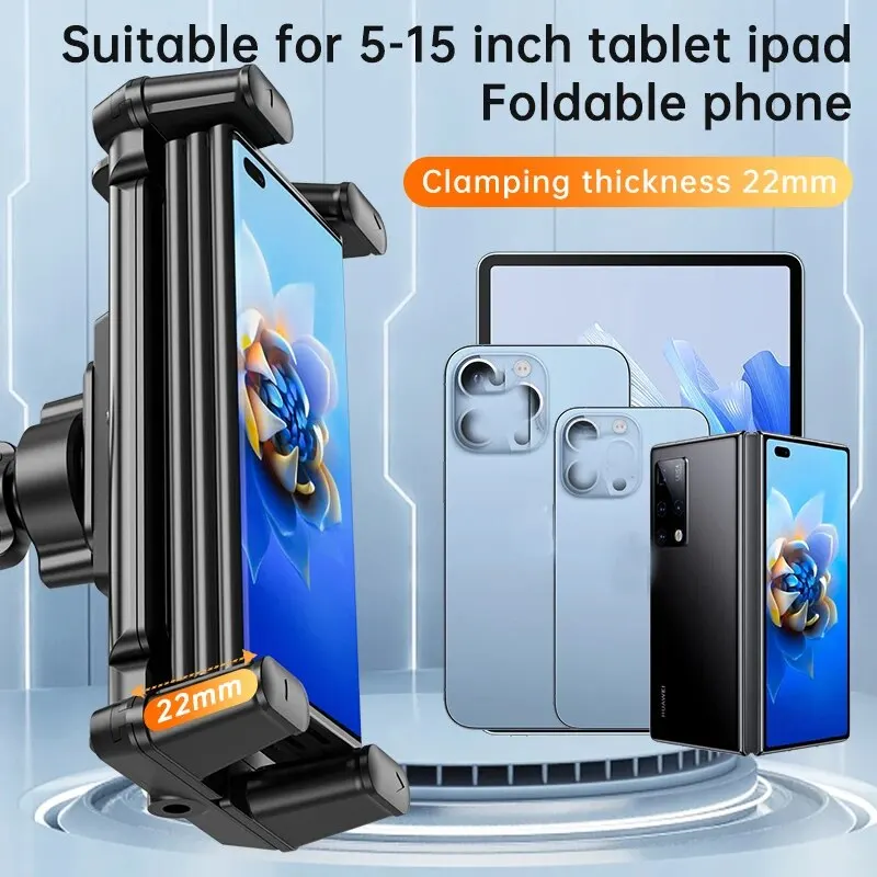 Dashboard Tablet Holder for Car Suction Car Mount with for All 7"-15" Pad Tablet and 4" - 7"Folding Screen/Straight Panel Phone thumbnail 3