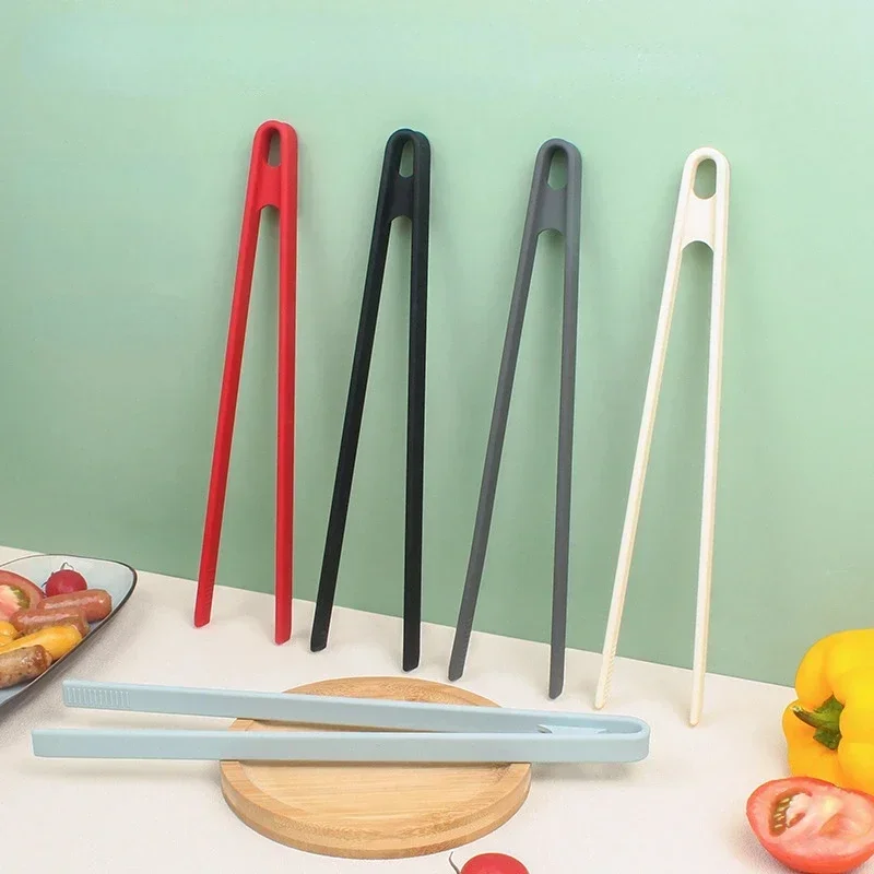 Salad Food Tongs Anti-slip Silicone Kitchen Utensils Barbecue Clip Three Prong Pliers Cookware Bbq Tool Chef Tools Gadgets Bar thumbnail 5