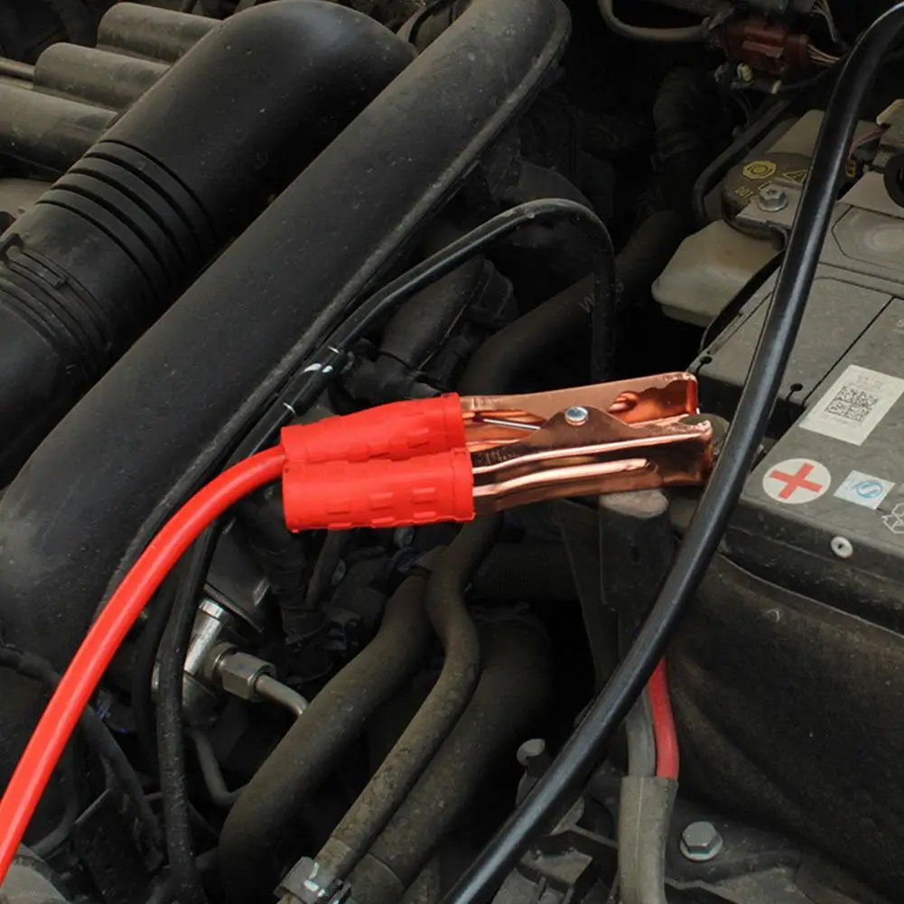 High Quality 500A Car Battery Jump Cable Booster Cable Line Emergency Jump Starter Leads Van SUV Double-ended with Clamps Clips thumbnail 4