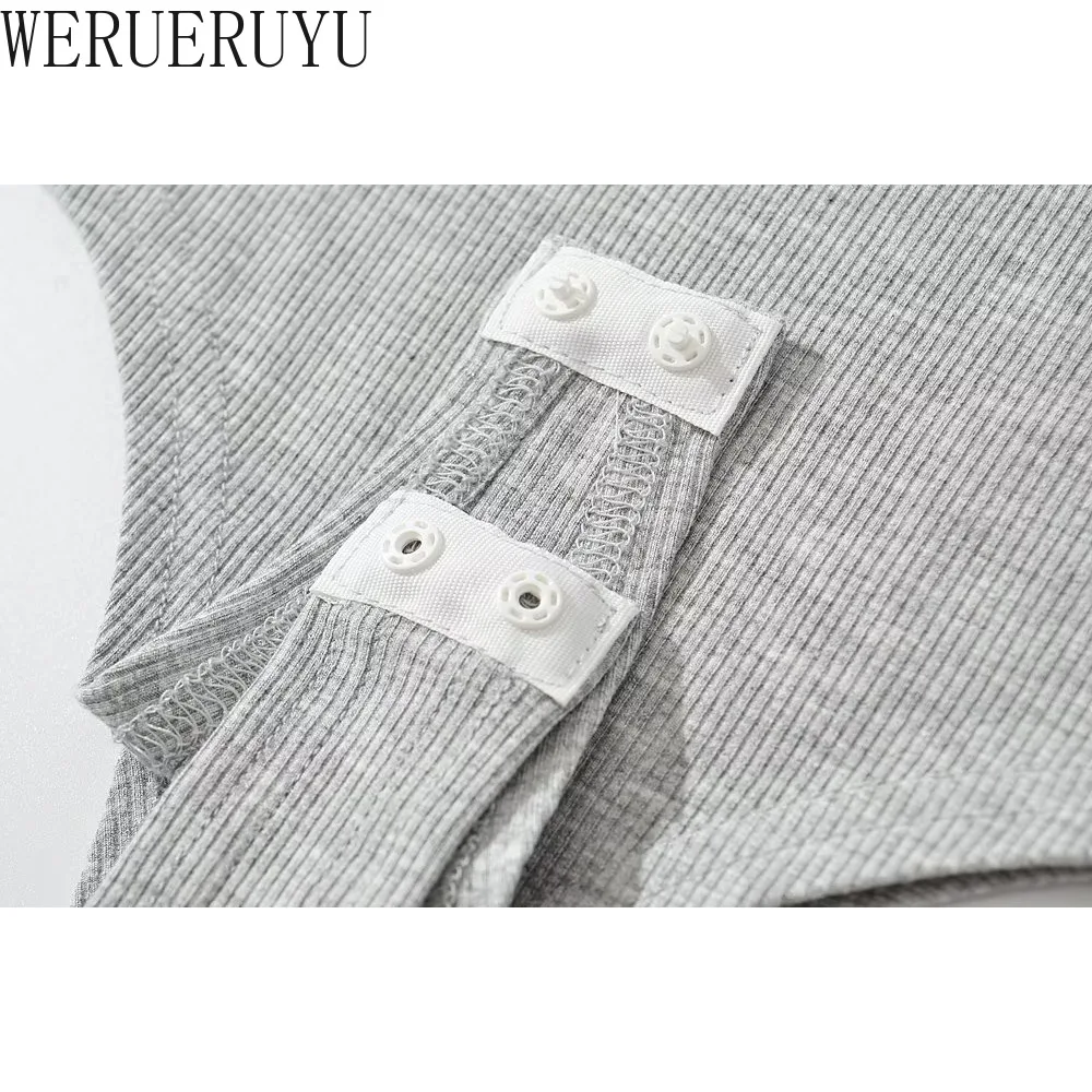 Sleeveless Y2k Bodysuit Women Sexy Tops Youthful Summer Clothes White Body Knitted Turtleneck Tank Top Jumpsuits for Women 2024 thumbnail 4