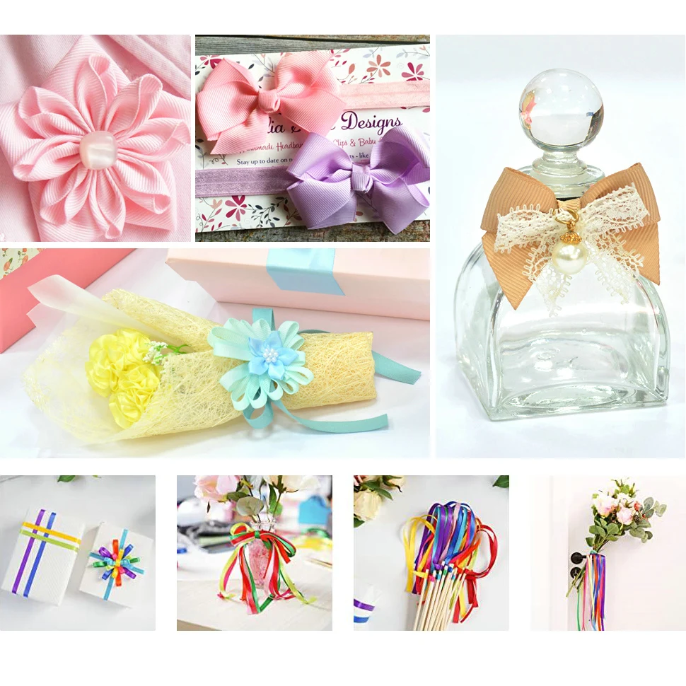 10 Meters Grosgrain Polyester Ribbon for DIY Crafts Gift Wrapping Wedding Christmas Decorations Sewing Supplies Bow Accessories thumbnail 6