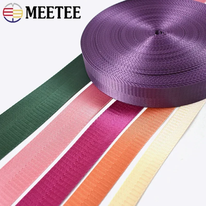 5M 1mm 20-38mm Nylon Ribbon Band Herringbone Pattern Webbing Tape Belt Backpack Strap DIY Bag Binding Fabric Sewing Accessories thumbnail 6