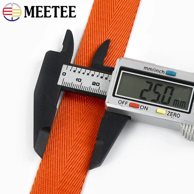 5M 1mm 20-38mm Nylon Ribbon Band Herringbone Pattern Webbing Tape Belt Backpack Strap DIY Bag Binding Fabric Sewing Accessories thumbnail 3