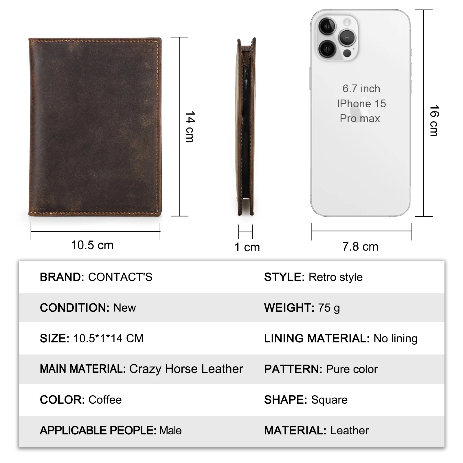 Genuine Cow Leather Passport Holder Travel Wallet with Airtag Case Anti-lost Pocket Pen Card Holder RFID Blocking Passport Cover thumbnail 6