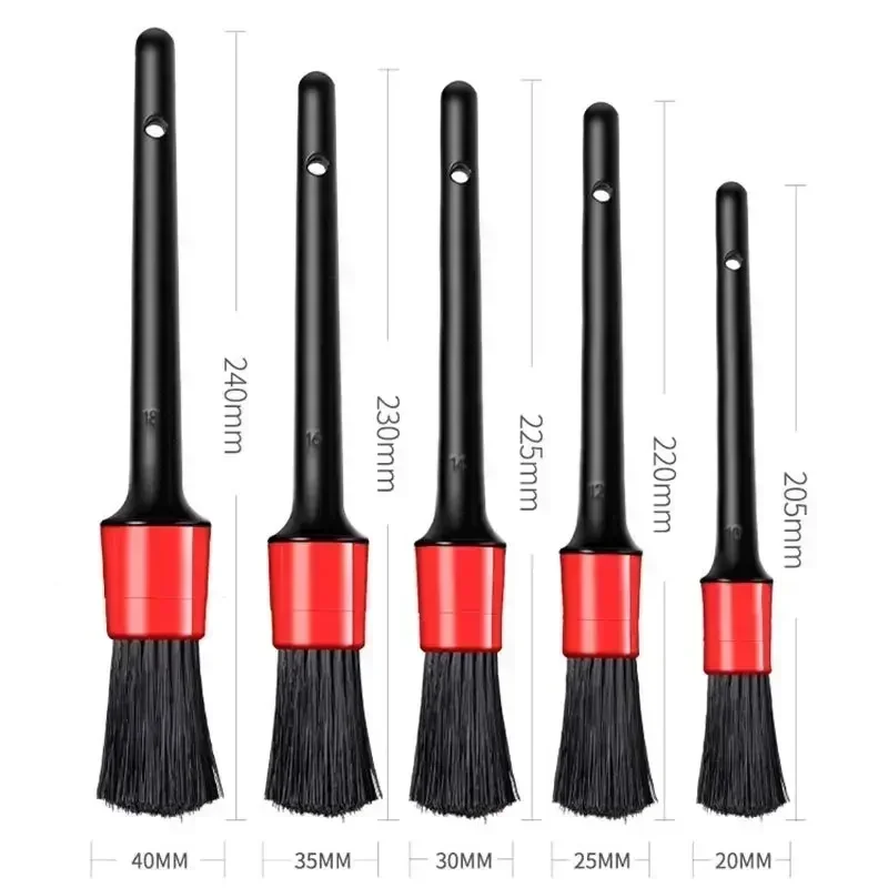 Detailing Brush Set Car Brushes Car Detailing Brush For Car Cleaning Detailing Brush Dashboard Air Outlet Wheel Brushes thumbnail 4
