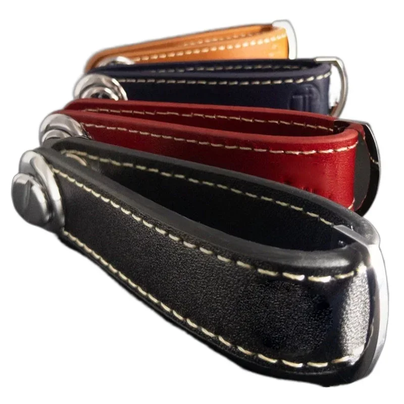 Car Key Pouch Bag Case Wallet Holder Chain Key Wallet Ring Collector Housekeeper Pocket Key Organizer Smart Leather Keychain thumbnail 2