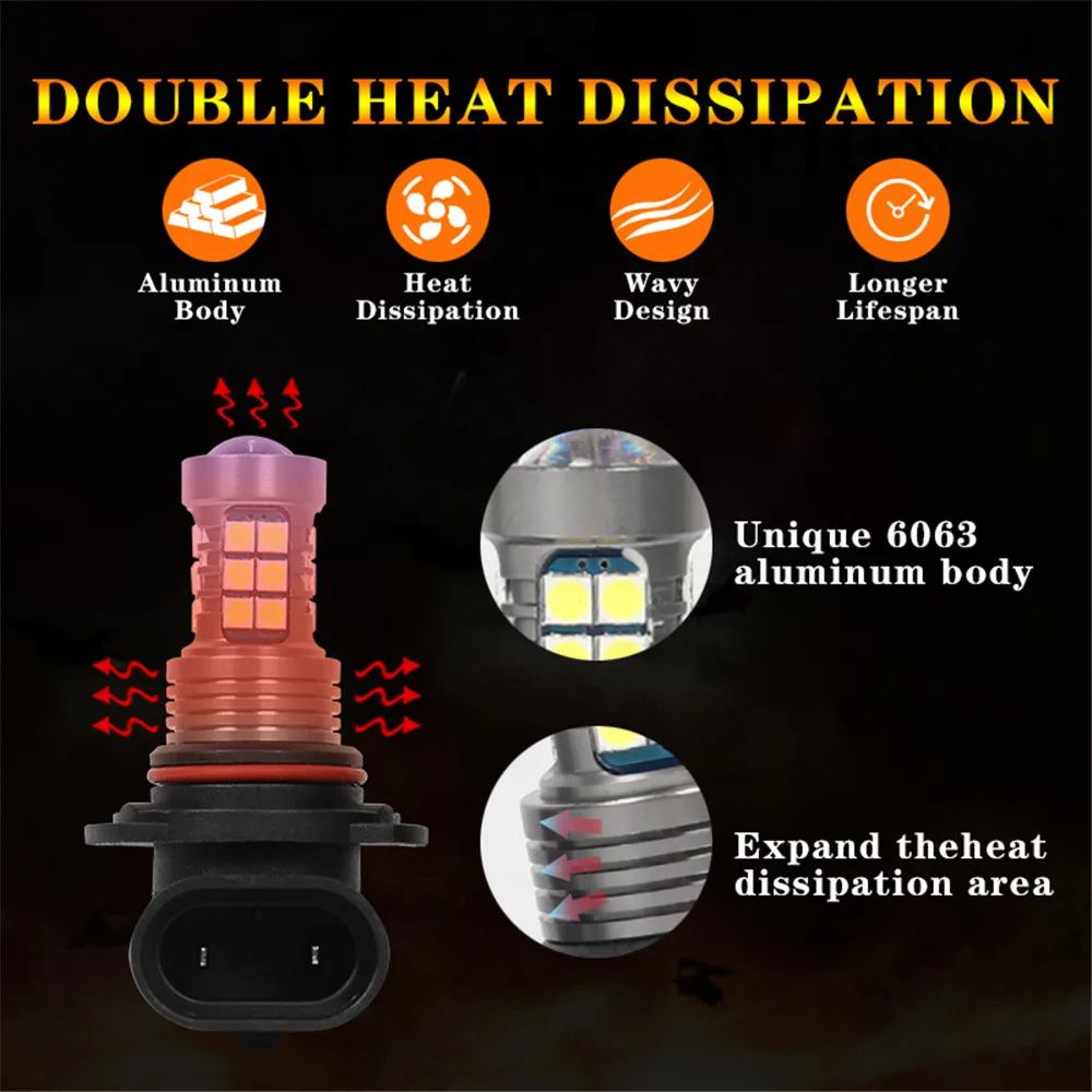 LED Car Front Fog Light Lamps 9006 HB4 Bulb For Subaru Legacy 2004 2005 2006 2007 2008 2009 2010 2011 2012 Auto Accessory thumbnail 5