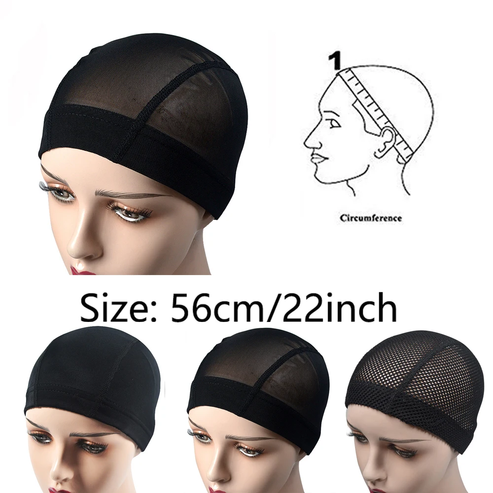 Elastic glueless wig caps for wig making Easier Sew In Hair Stretchable Weaving Cap Glueless Hair Net Wig Liner thumbnail 2