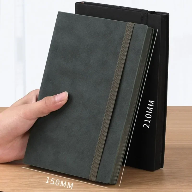 256 Pages Sheepskin A5 Notebook Notepad Diary Business Journal Planner Agenda Organizer Note Book Office School Supplies thumbnail 5