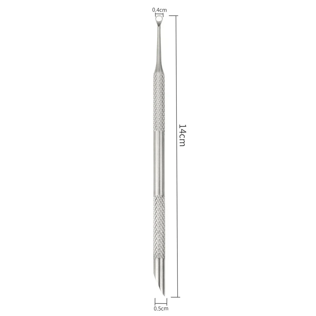 Double-ended Stainless Steel Remover Manicure Sticks Tool Bevelled Nail Grinding File Circle Beveled Head Cuticle Pusher thumbnail 6