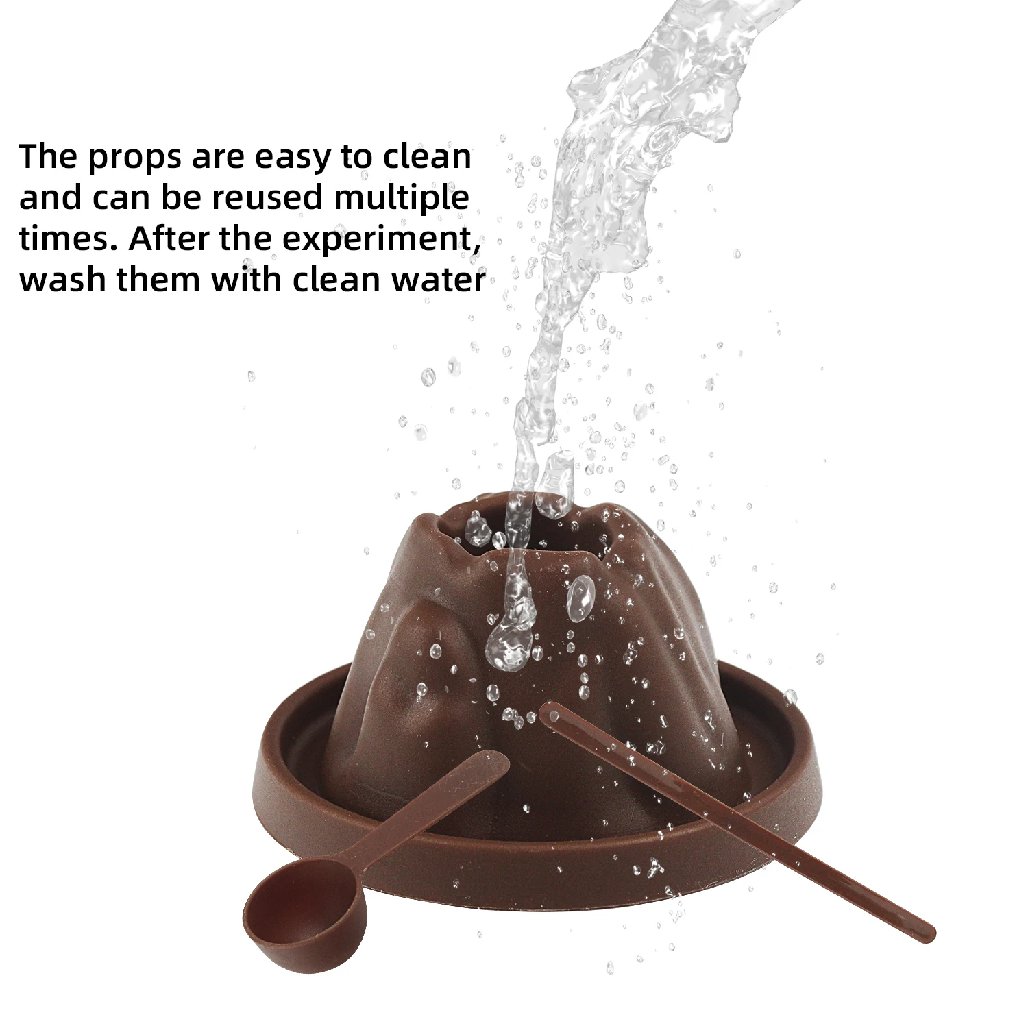 Volcano eruption DIY scientific experiment set, children's toy, snow mountain science and education small production thumbnail 3