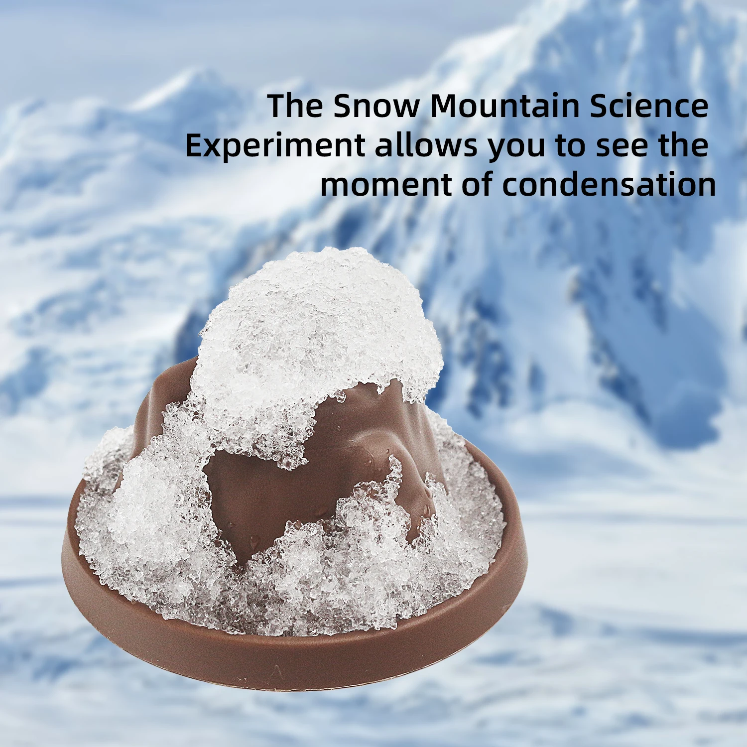 Volcano eruption DIY scientific experiment set, children's toy, snow mountain science and education small production thumbnail 5