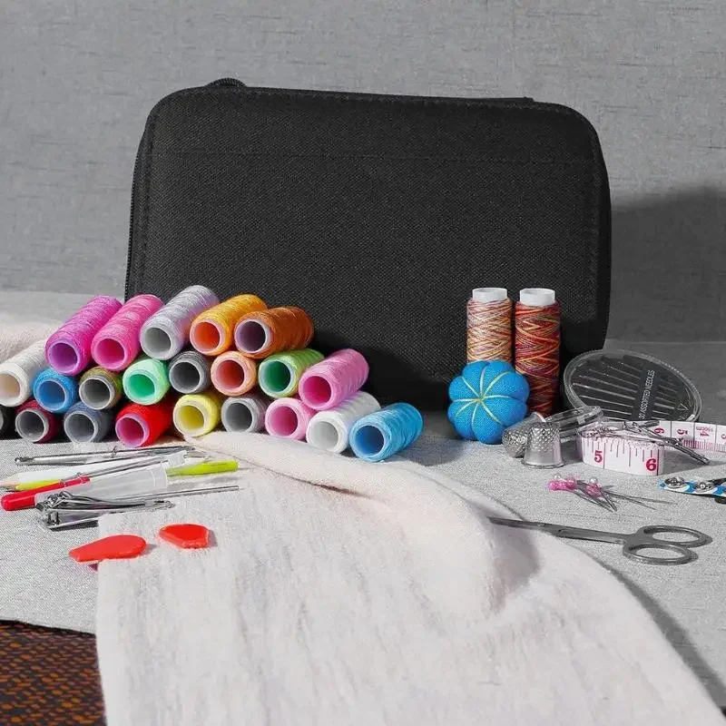 68/98pcs Sewing Kits DIY Multi-function Sewing Box Set Kit Supplies for Hand Quilting Stitching Embroidery Thread Accessories thumbnail 4