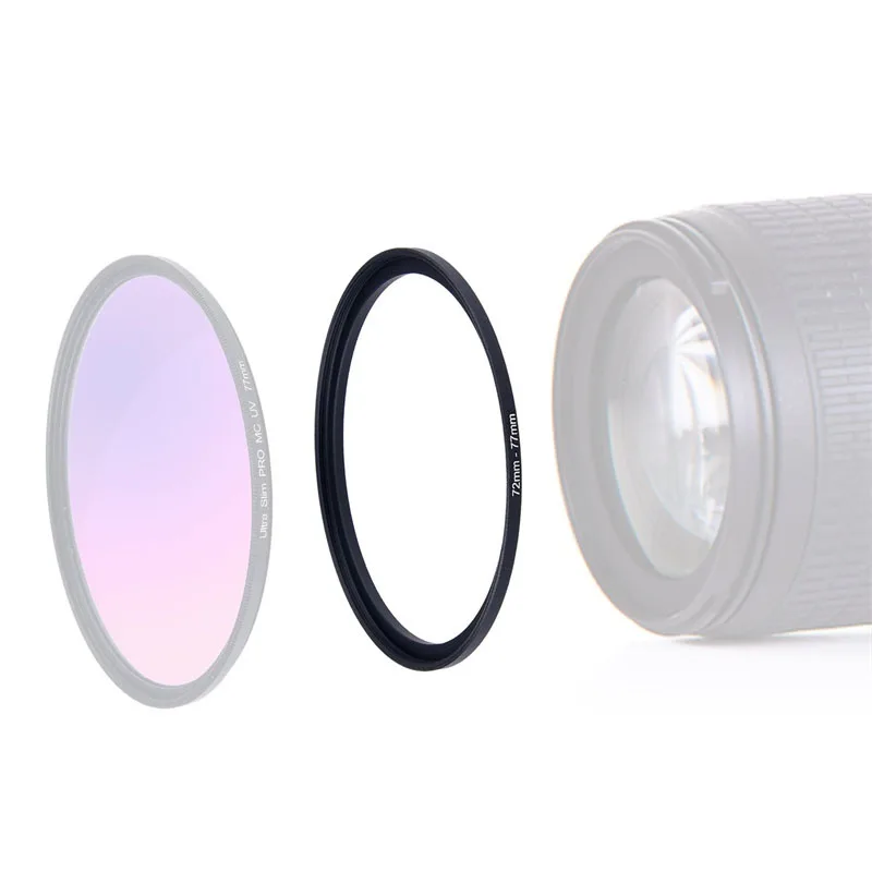 Filter Ring Adapter 9/18Pcs Camera Lens Filter Metal Adapter Ring Kit 37-82mm 82-37mm for Canon Nikon Sony DSLR Camera Lens thumbnail 6