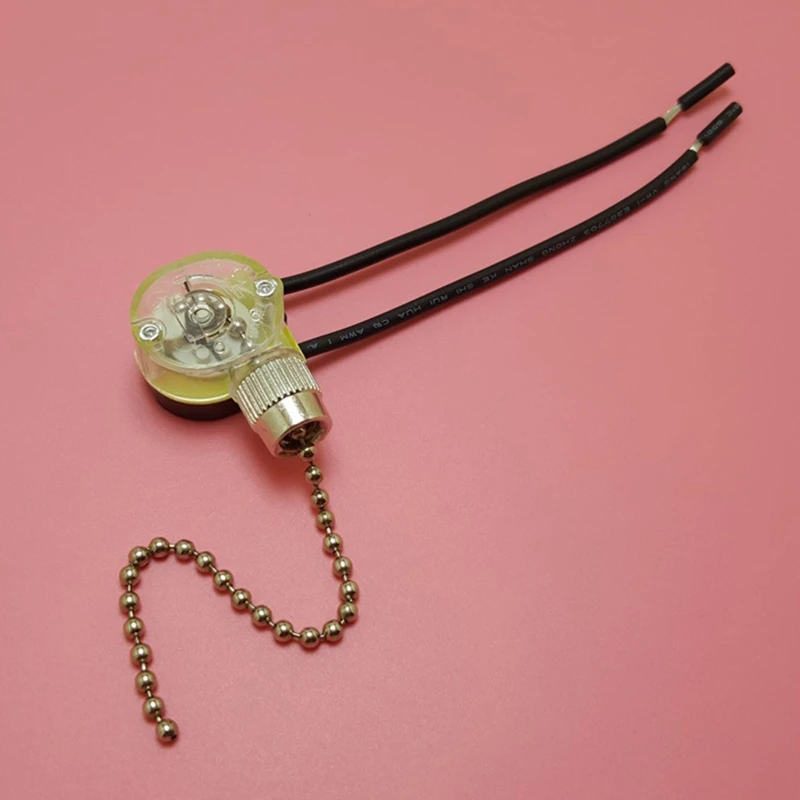JX42B 250V DIY Wall Light Pull Chain Cord Controller Switch for Ceiling Fan Lamp Drop Shipping thumbnail 2