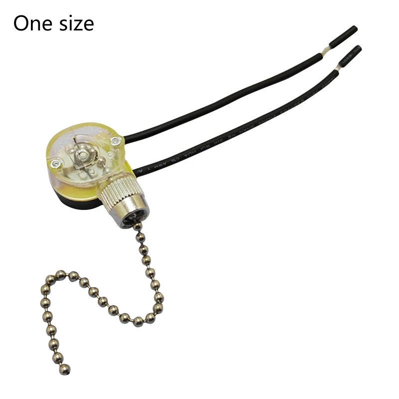 JX42B 250V DIY Wall Light Pull Chain Cord Controller Switch for Ceiling Fan Lamp Drop Shipping thumbnail 6