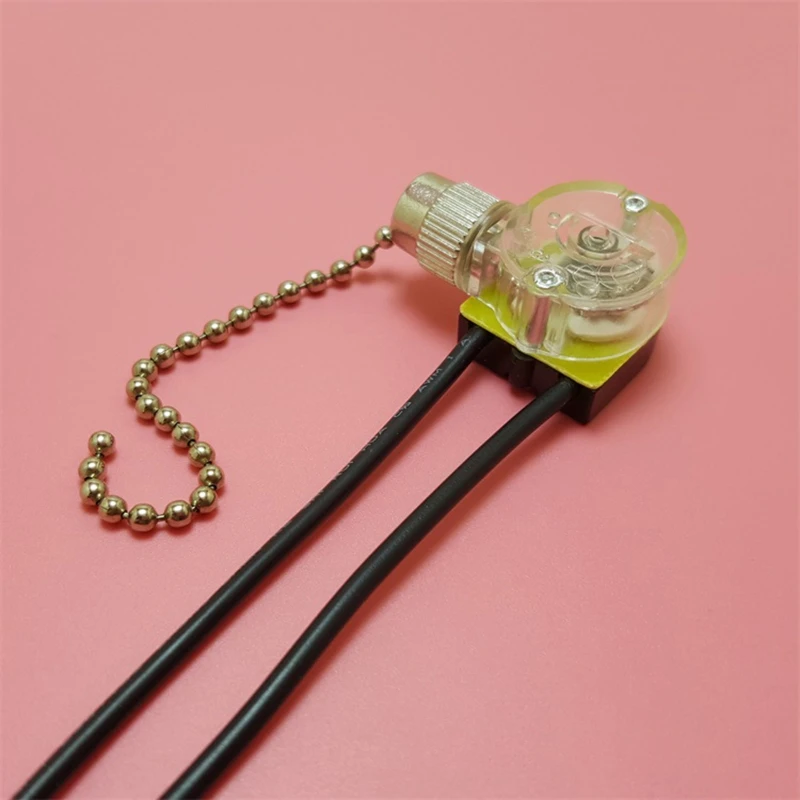 JX42B 250V DIY Wall Light Pull Chain Cord Controller Switch for Ceiling Fan Lamp Drop Shipping thumbnail 5