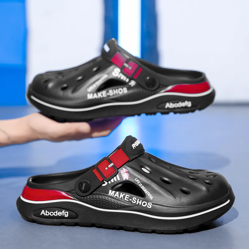 Sandals Men Beach Slippers Thick Sole Anti-Slip Sandals Water Shoes for Women Classic Mules Sneakers Sandal Outdoor thumbnail 4
