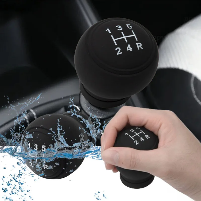 Universal Gear Shift Knob Silicone Cover Gear Rod Protect Case Dustproof WaterProof Lever Handle Skin Nonslip Manual Shifter thumbnail 2
