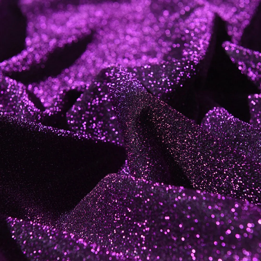 Glitter Knitted Stretch Mesh Fabric Starry Sky Design Wedding Decorative DIY Crafts Skirt Curtain Party Supply Cloth Accessories thumbnail 3