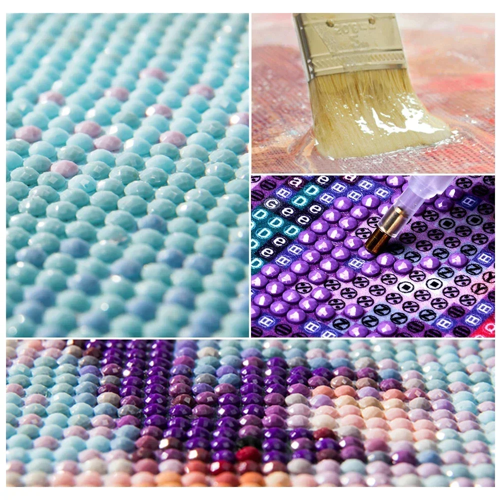 DIY 5D Diamond Painting Landscape Forest Art Rhinestone Picture Full Circle Mosaic Cross Stitch Kits Home Decor Hobby Gift thumbnail 5