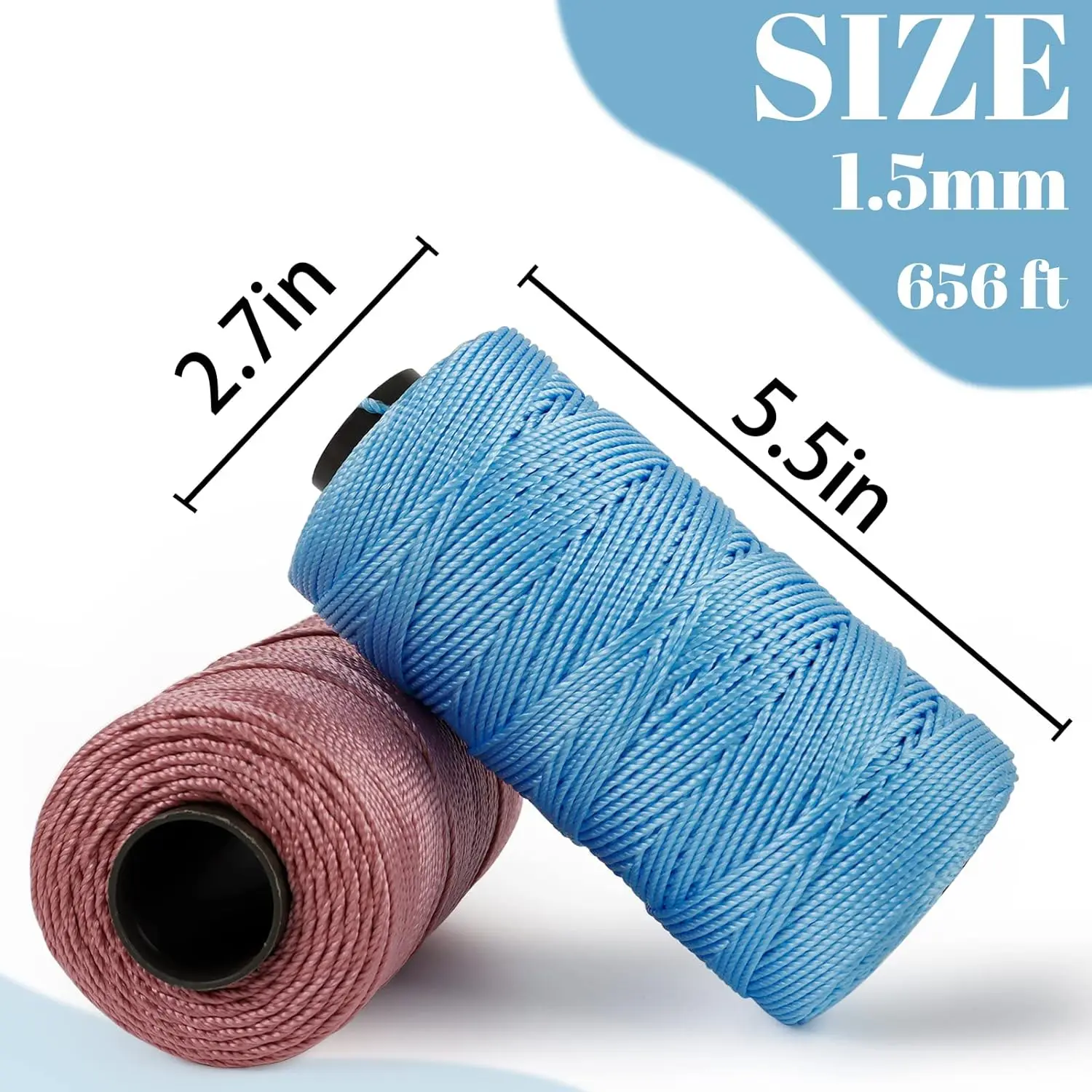 Summer Ice Silk Crochet Yarn 1.5mm 200m Polypropylene Yarn Crochet Thread Crocheting Cord for Knitting DIY Crafs Bags Shoes Hat thumbnail 2