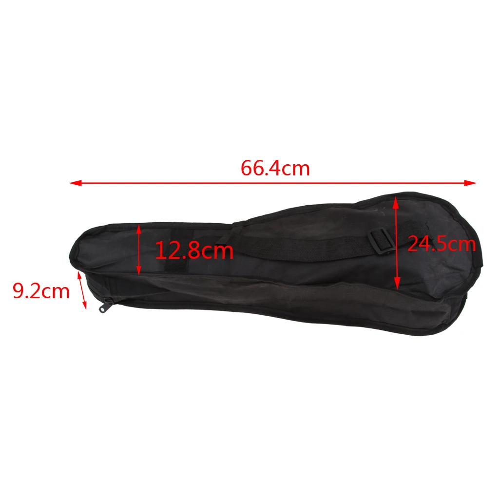 Tooyful 21/23/26 Inch Ukulele Guitar Waterproof Case Cotton Padded Large Capacity Carrying Bag thumbnail 6