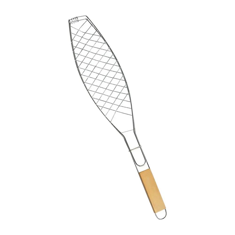 Roasting Fish Grilling BBQ Grill Basket Vegetable Folding Handle Nonstick Outdoor Barbecue Cookware Tool Mesh BBQ Cooking Grills thumbnail 4