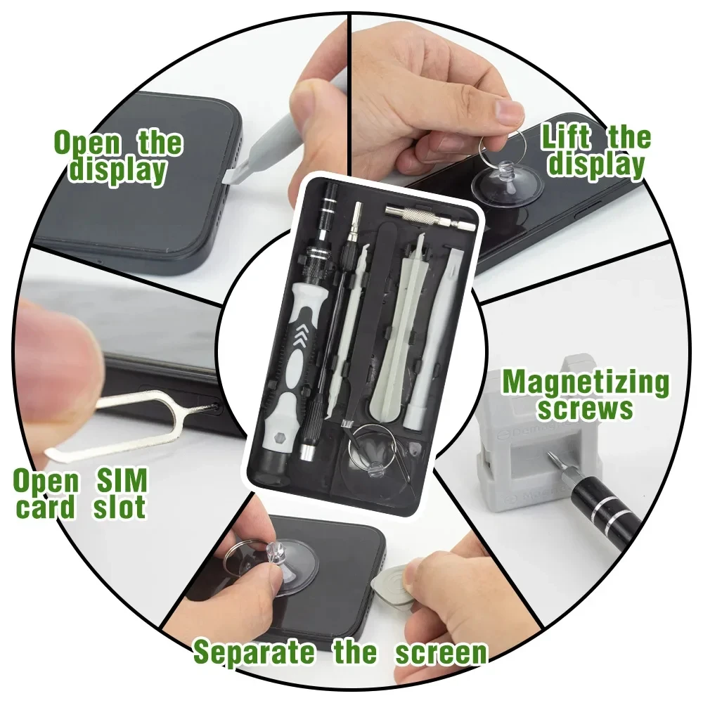 115 in 1 Magnetic Precision Screwdriver Set Mini Repair Tool Kit for Computer Laptop Cell Phone PC MacBook Household Repair Tool thumbnail 4