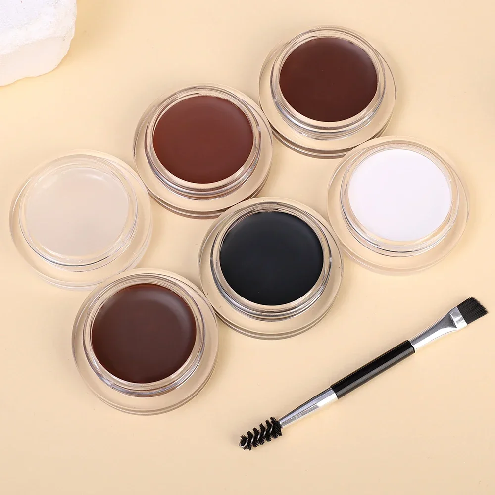 Matte Brown Black Wild Eyebrow Cream 3D Natural Tint Eyebrow Enhancers Gel Wax Waterproof Lasting Eye Makeup Cosmetic Tools thumbnail 6