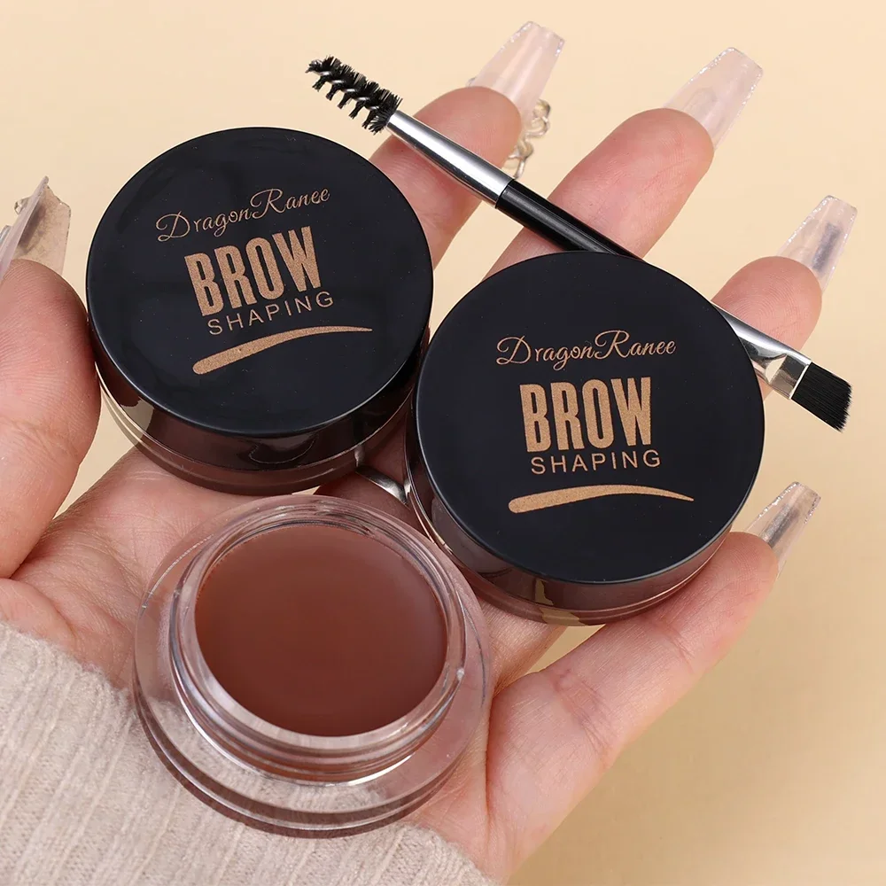 Matte Brown Black Wild Eyebrow Cream 3D Natural Tint Eyebrow Enhancers Gel Wax Waterproof Lasting Eye Makeup Cosmetic Tools thumbnail 4