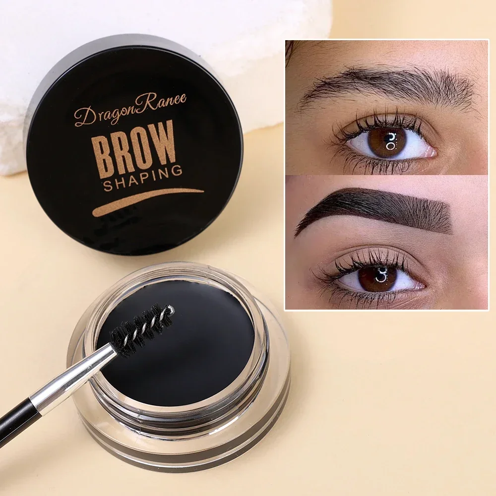 Matte Brown Black Wild Eyebrow Cream 3D Natural Tint Eyebrow Enhancers Gel Wax Waterproof Lasting Eye Makeup Cosmetic Tools thumbnail 5