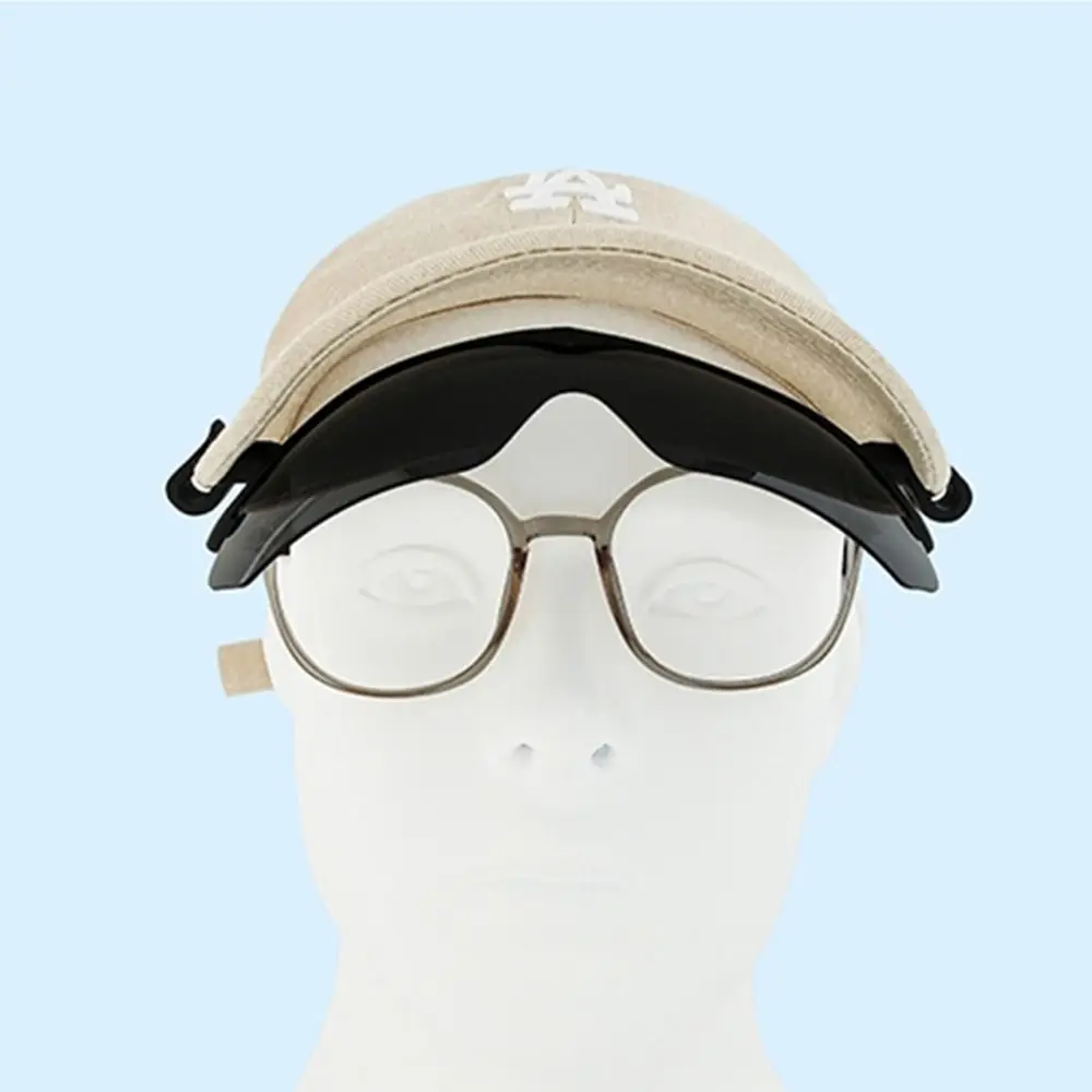 Clip Cap Sports Sunglasses, Clip On Hat Polarized Sunglasses, Flip-Up Cover UV Protection Fishing Cycling Outdoor Sunglasses thumbnail 5