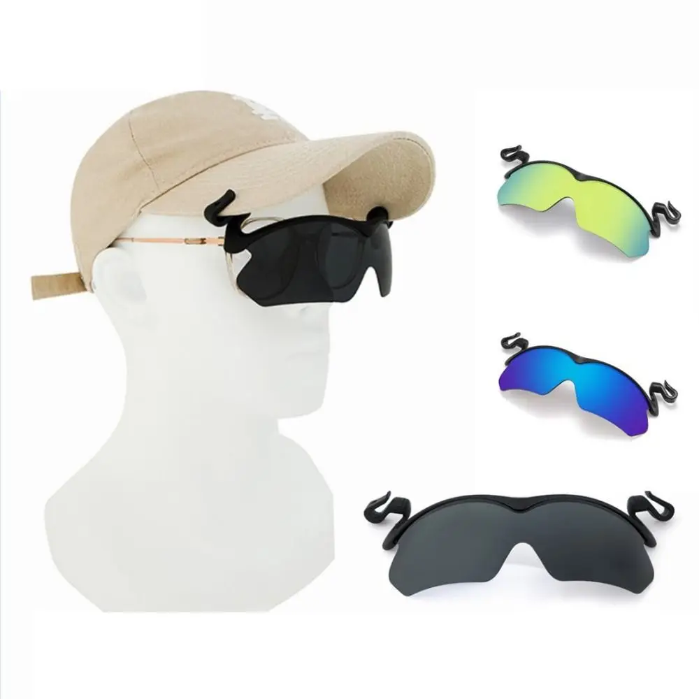 Clip Cap Sports Sunglasses, Clip On Hat Polarized Sunglasses, Flip-Up Cover UV Protection Fishing Cycling Outdoor Sunglasses thumbnail 4