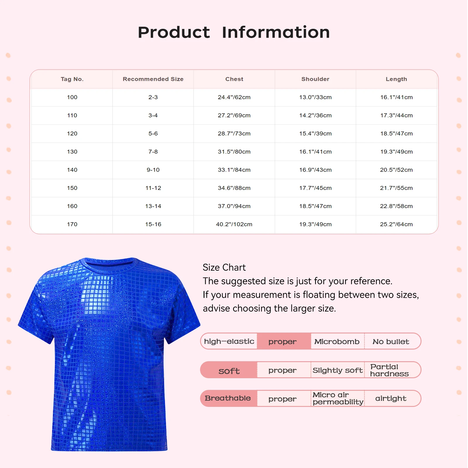 Girls Boys Sequins Shirt T-Shirt Child Metallic Loose Jazz Hip Hop Dance Top Blouse Disco Party Stage Performance Dancewear thumbnail 5