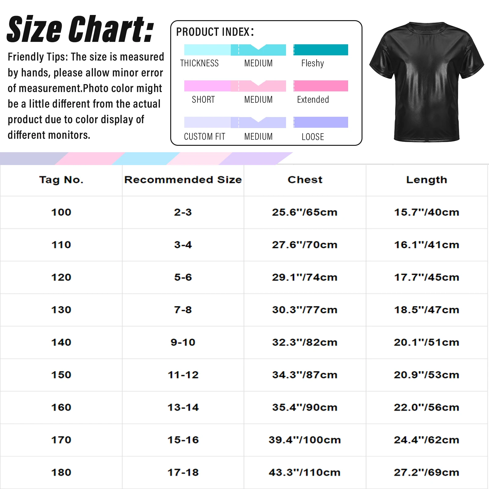 Girls Boys Sequins Shirt T-Shirt Child Metallic Loose Jazz Hip Hop Dance Top Blouse Disco Party Stage Performance Dancewear thumbnail 6