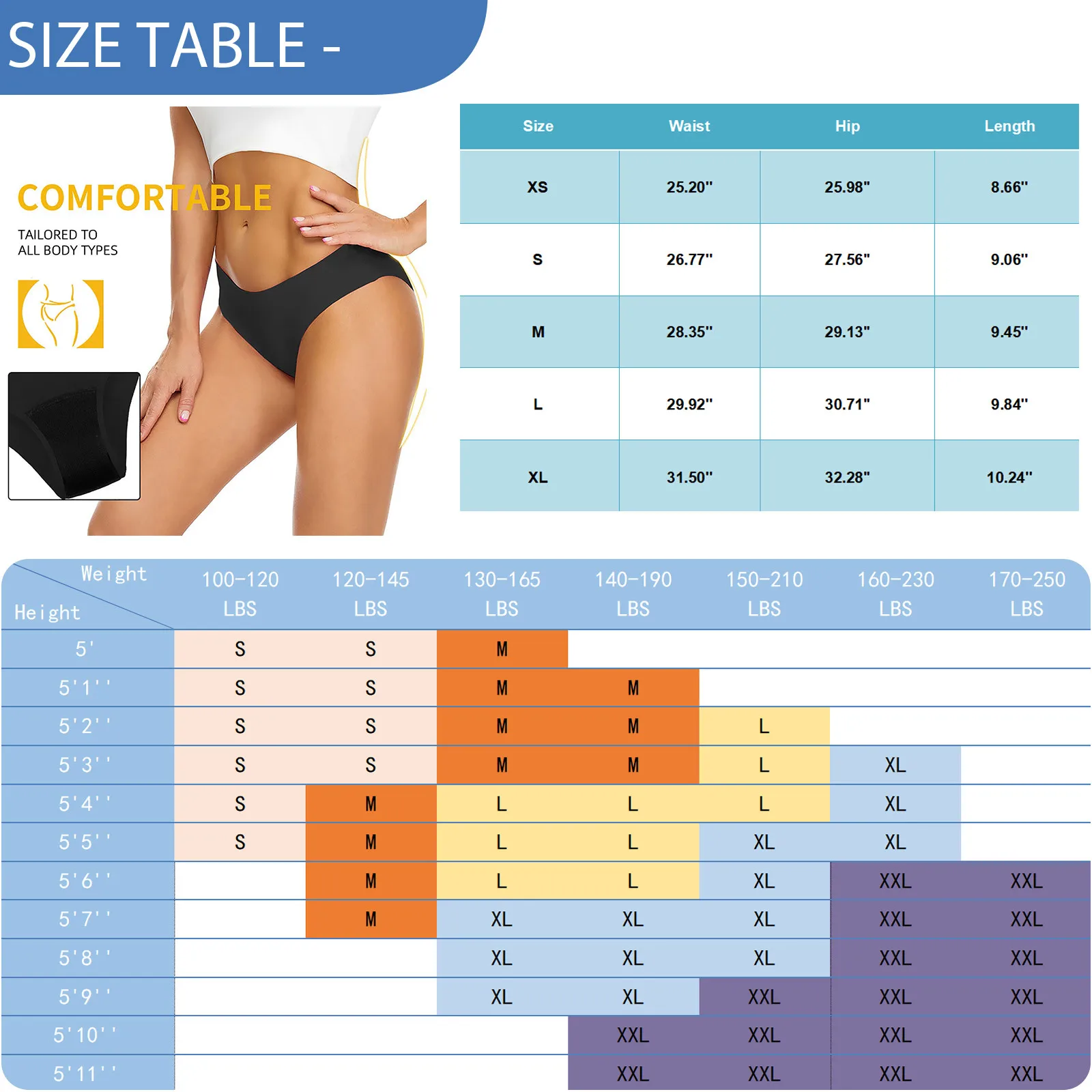 Swimwear Menstrual Leakproof Bikini Bottom Absorbent Pants High Waist Swimming Trunks For Teenagers Women thumbnail 6