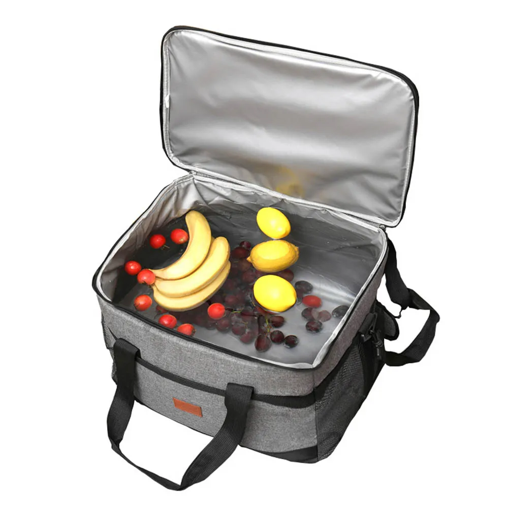 35L Large Capacity Collapsible Cooler Bag Insulated Picnic Lunch Bag Box Cooling Bag for Outdoor Travel Camping BBQ Family Party thumbnail 6
