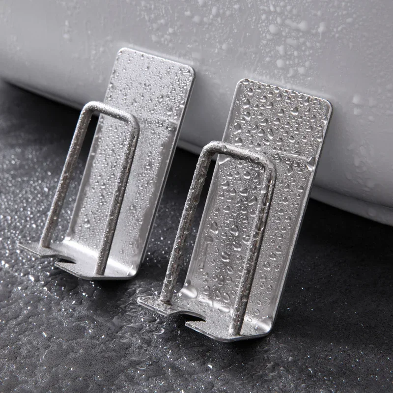 1/2 pcs Stainless Steel Toothbrush Holder Shaver Cup Wall Mount Toothbrush Storage Rack Bathroom Accessories Set thumbnail 5