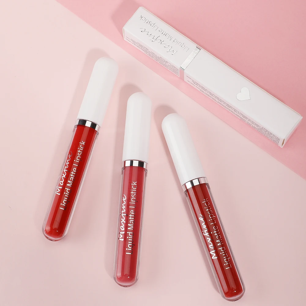 Matte liquid lipstick Waterproof sexy velvet lip glaze Long lasting moisturizing lipstick thumbnail 6