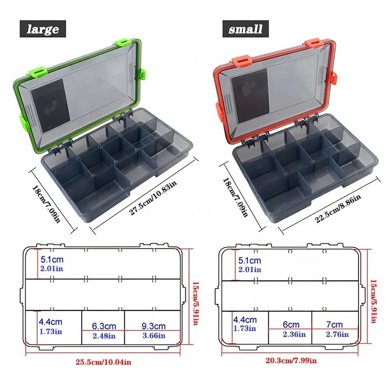 Fishing Tackle Box Large Capacity Fishing Accessories Tool Storage Box Fish Hook Lure Fake Bait Boxes Carp Fishing Goods thumbnail 4