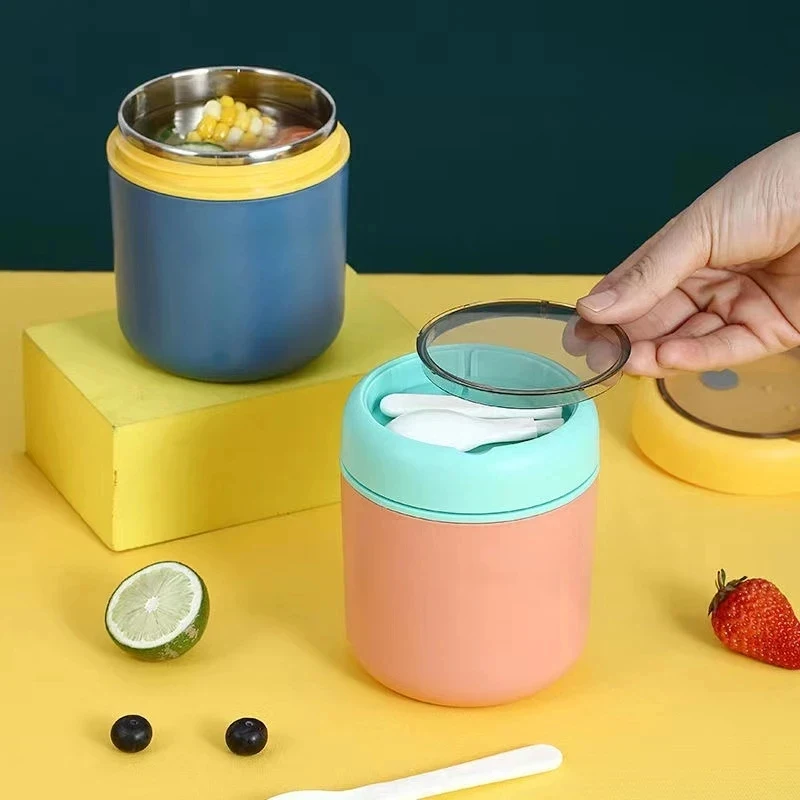 530ml/710ml Food Thermal Jar Insulated Soup Cup Thermos Containers Stainless Steel Lunch Box Thermo Keep Hot for School Children thumbnail 3