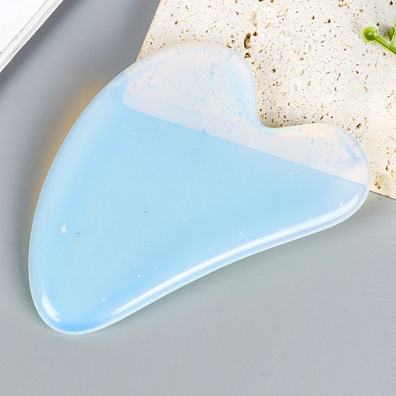 Opalite Gua Sha Tool Face Care Beauty Tool Crystal Stone Skin Lifting Care Massager Health Guasha Product