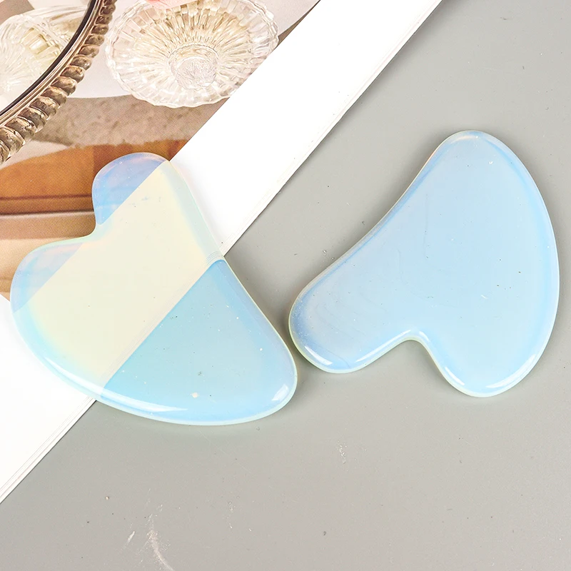 Opalite Gua Sha Tool Face Care Beauty Tool Crystal Stone Skin Lifting Care Massager Health Guasha Product thumbnail 5