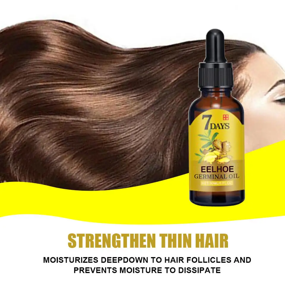 Hair Growth Serum Fast Growing Hair Essential Oil Beauty Hair Care 10/20/40ml Dense Regrowth Ginger Hair Promoting Regeneration thumbnail 2