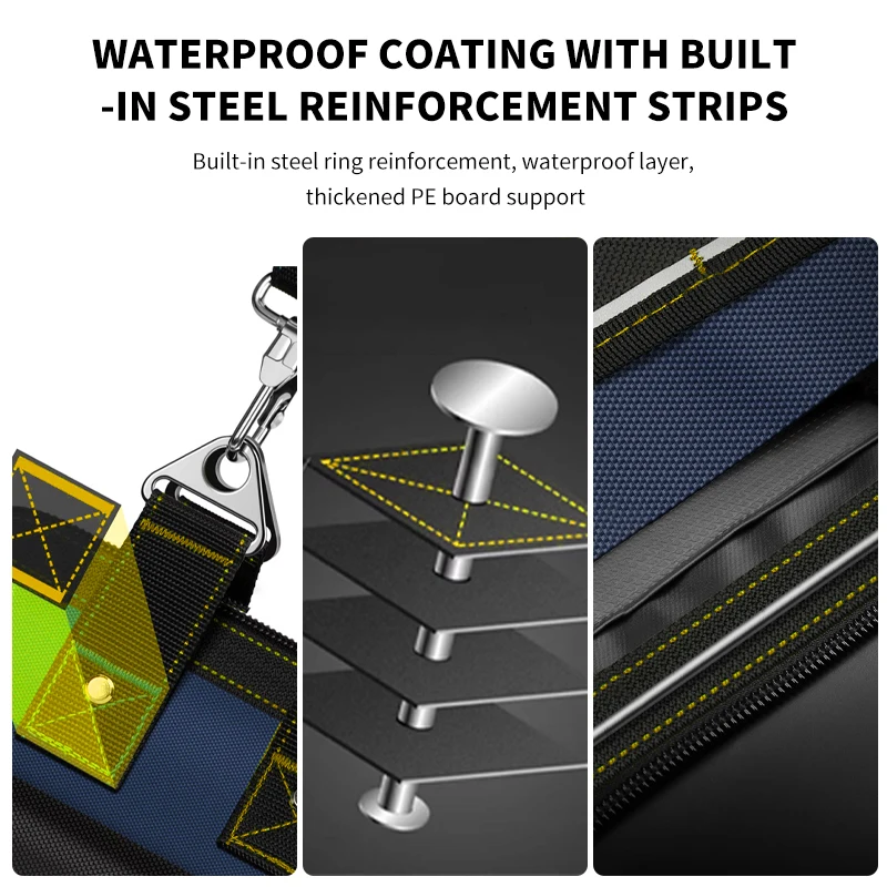 AIRAJ Multifunctional Tool Bags 1680D Oxford Cloth Electrician Bags Waterproof and Wear-Resistant High Capacity Storage Bags thumbnail 5
