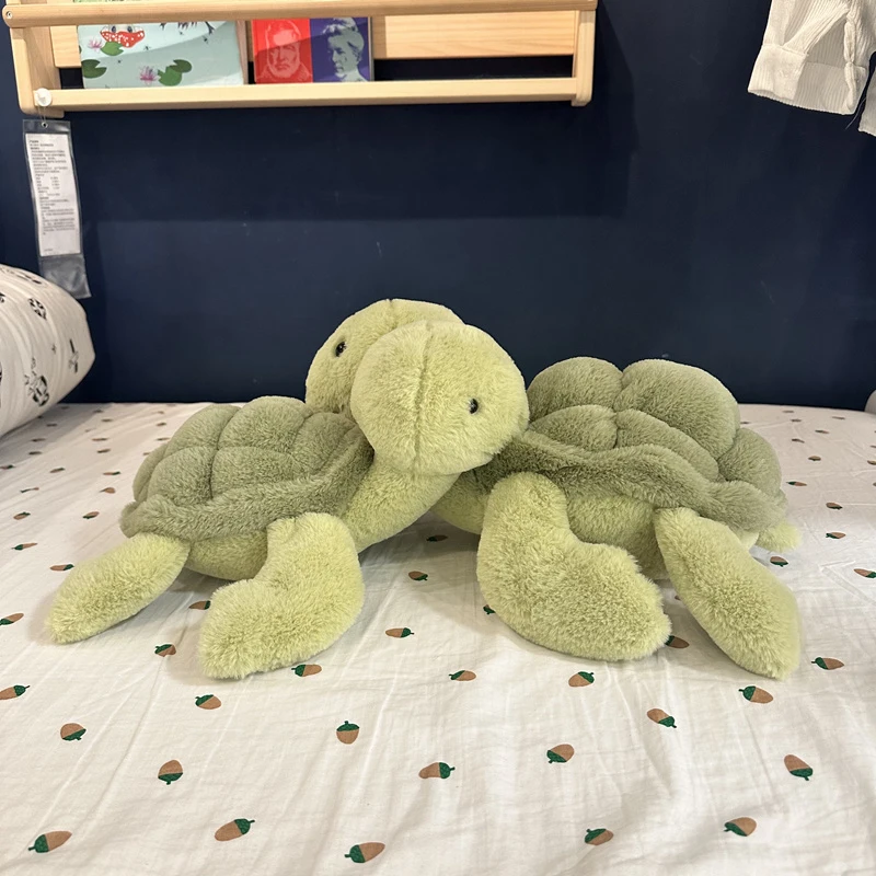 Realistic Tortoise Plush Toys Sea Turtle Soft Cute Animal Doll Stuffed Keyring Car Bag Children Gift thumbnail 4