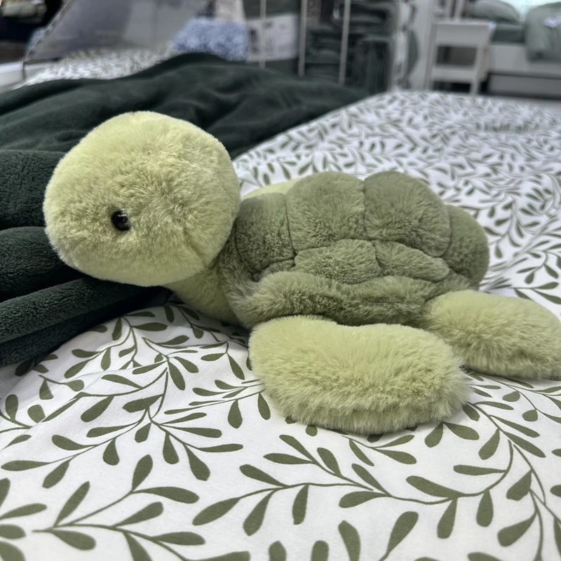 Realistic Tortoise Plush Toys Sea Turtle Soft Cute Animal Doll Stuffed Keyring Car Bag Children Gift thumbnail 3