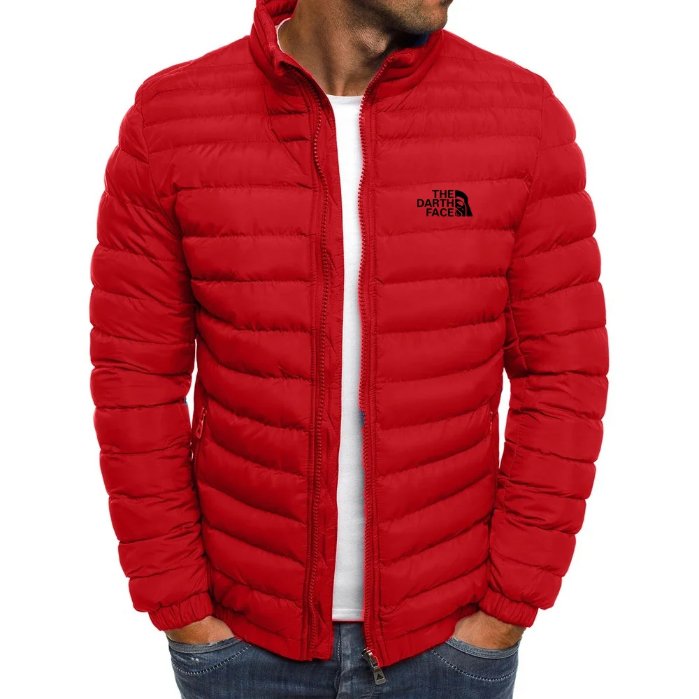 Thick Men New Warm Parka Jackets Winter Casual Men's Outwear Coats Solid Stand Collar Male Windbreak Cotton Padded Down Jacket thumbnail 6
