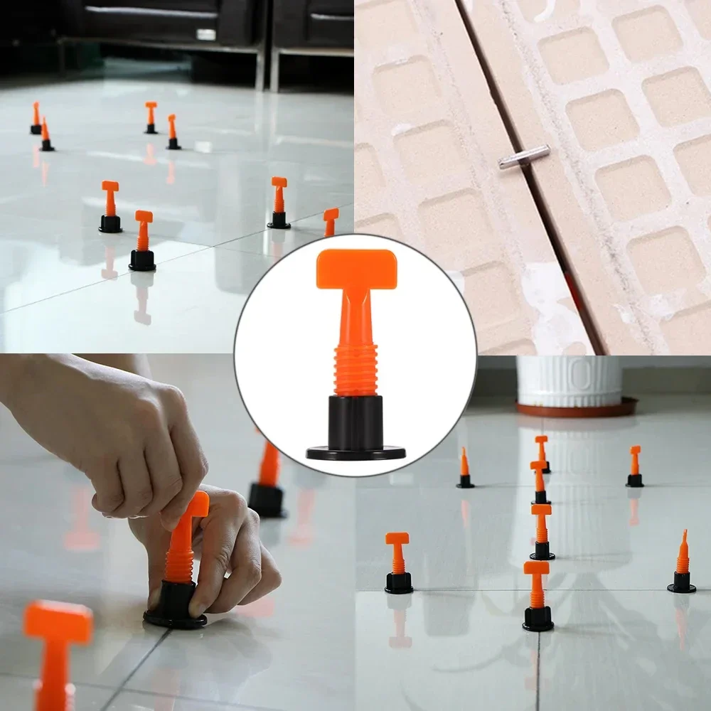 51-204Pcs Floor Tile Leveling System Clips Spacers Porcelain Ceramic Leveler Kit For Tile Laying Wall Fixing Construction Tools thumbnail 6